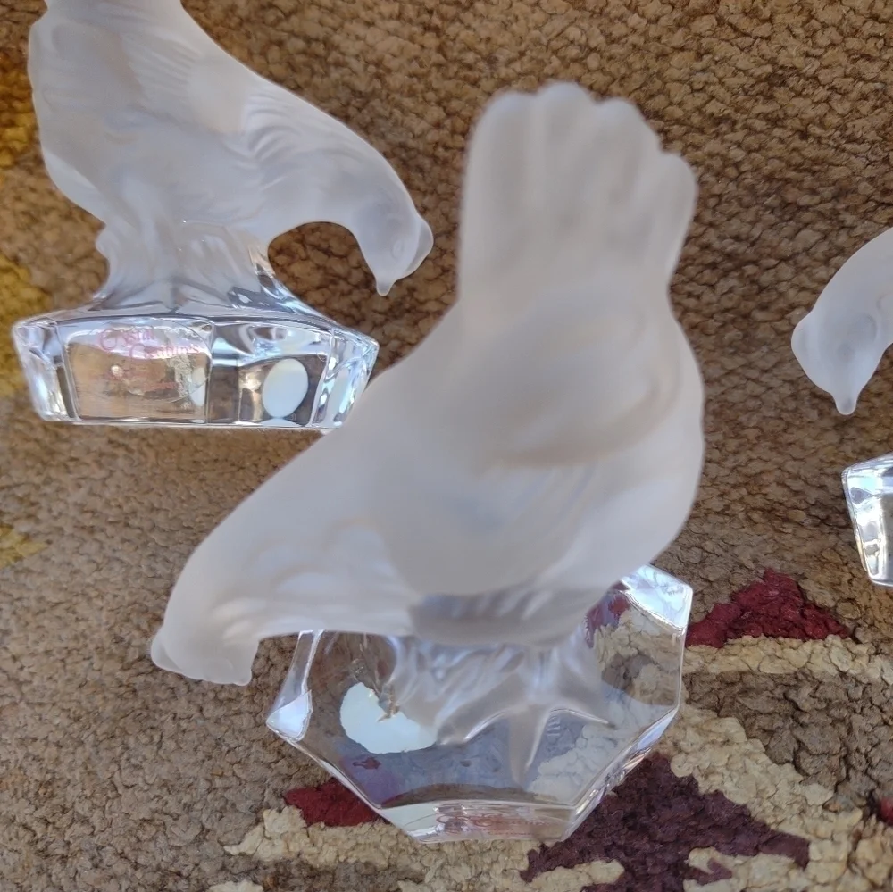 Nachtmann Germany Vintage Crystal Hen's   Nwt